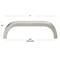 Gliderite Hardware 3-3/4 in. Center to Center Curved Bar Pull Satin Nickel 4843-96-SN-1 - alternate 3